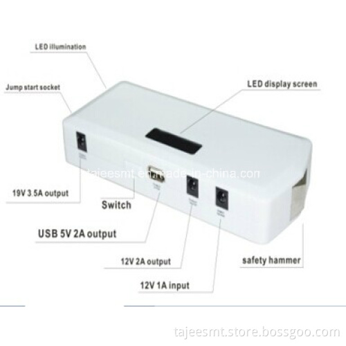 Car Jump Starter T-04, 7times at Least for iPhone4 Mobile Phone